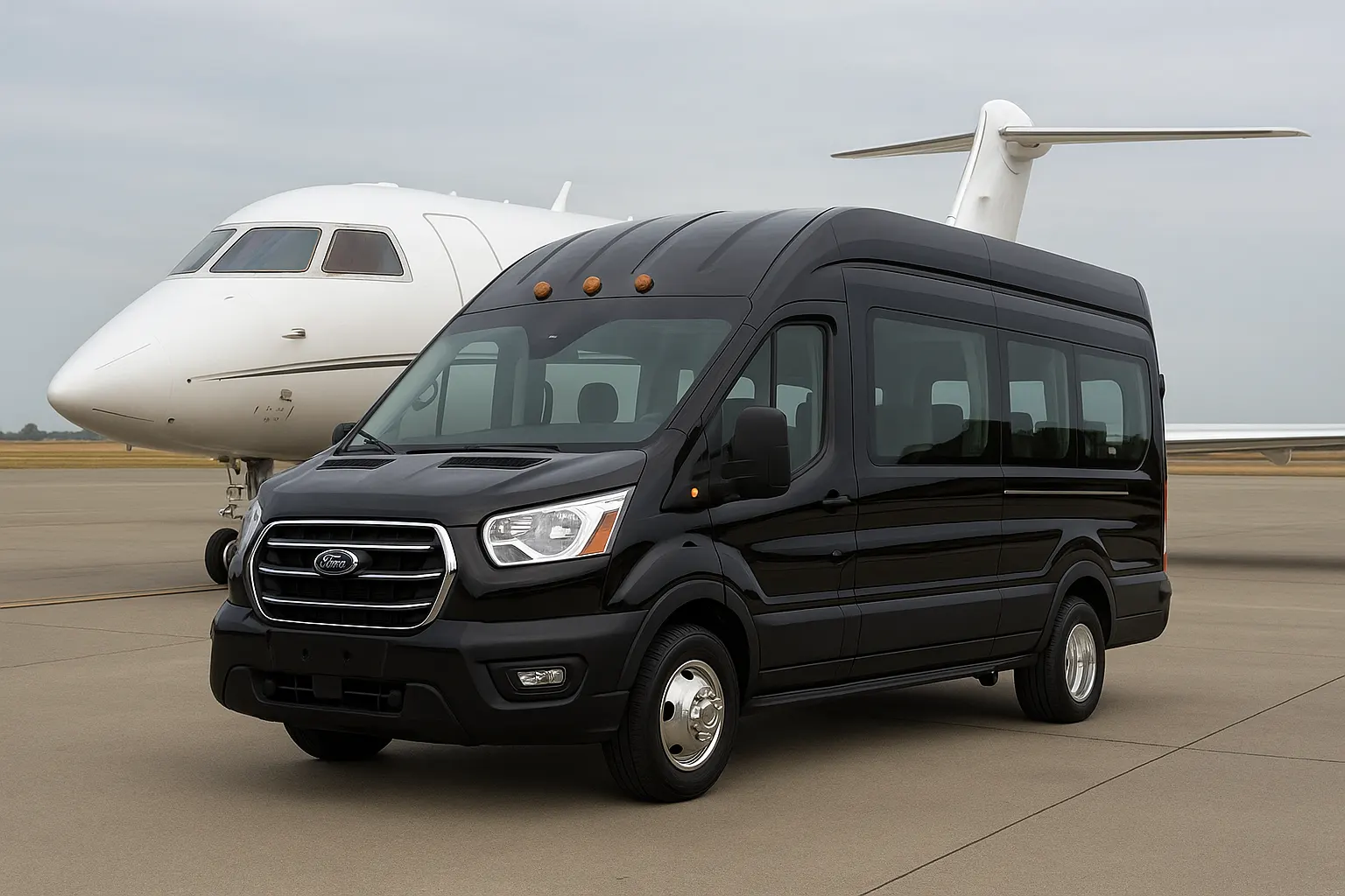 1-14 Passenger Brand New Shuttle Van