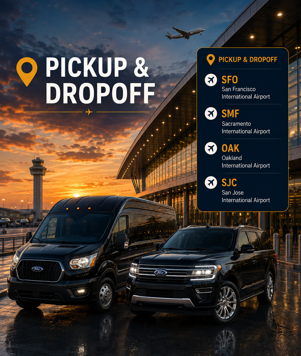 Airport Shuttles Woodland